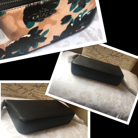 ✨COACH✨Authentic Haircalf Leaf Clutch/Mini Handbag - Picture 7 of 8